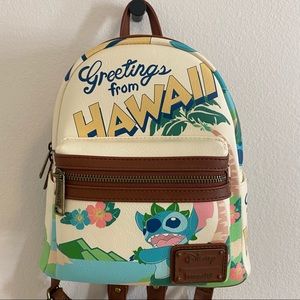 LOUNGEFLY Stitch in Hawaii Backpack